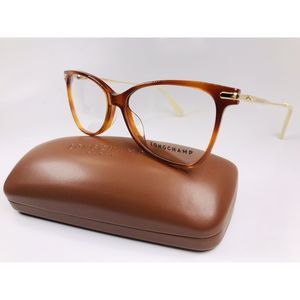 New LONGCHAMP LO2636 223 Blonde Havana Eyeglasses 55mm with Case